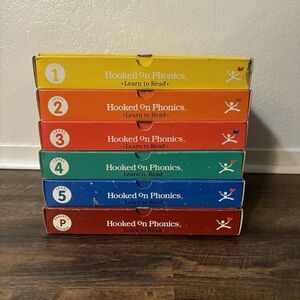 Hooked on Phonics Learn To Read Books Set Levels 1 - 5 Parent Kit Homeschool